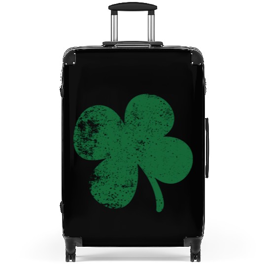 Four Leaf Clover St Patrick's Day Suitcases