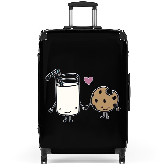 I Love You Milk & Cookie, Cookie & Milk Suitcases