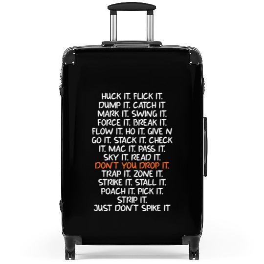 Huck It Flick It Dump It Catch It Ultimate Frisbee Suitcases