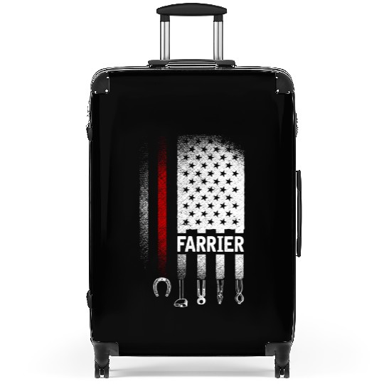 Farrier, US Patriotic Flag, Suitcases