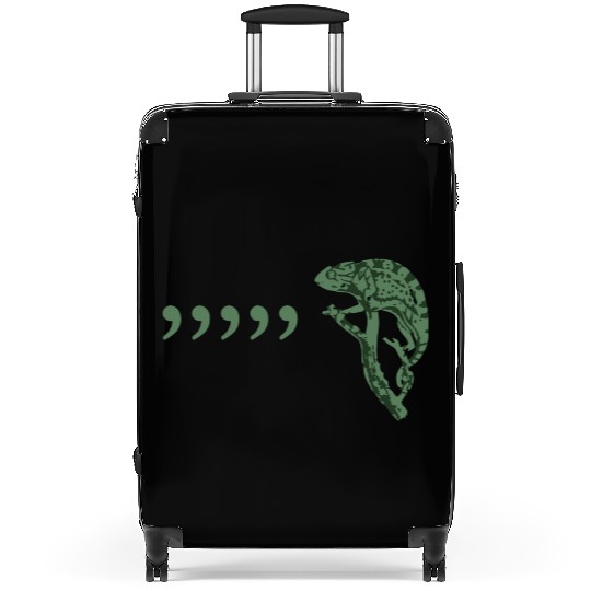 Comma chameleon Suitcases