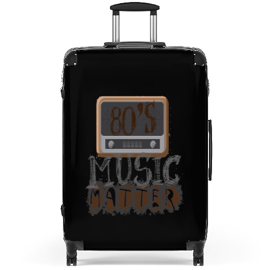 80s music lover 80s music matters3 Suitcases