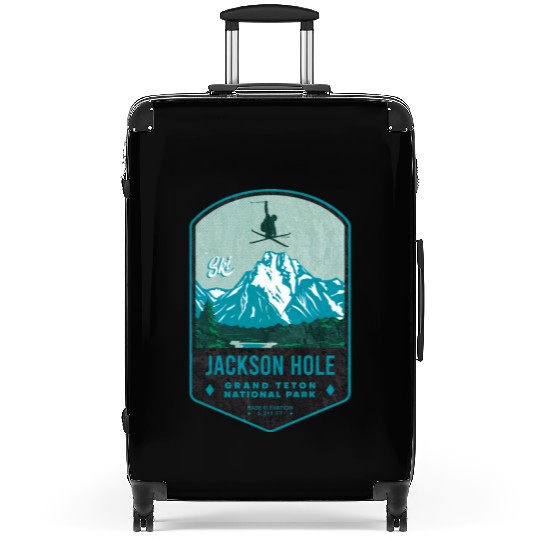 Jackson Hole Ski Badge Suitcases