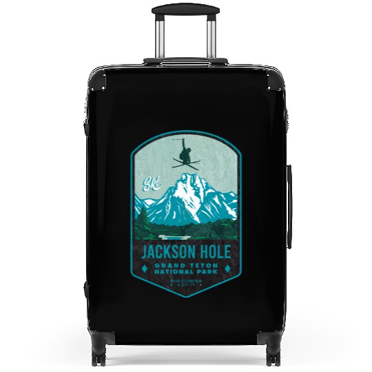 Jackson Hole Ski Badge Suitcases