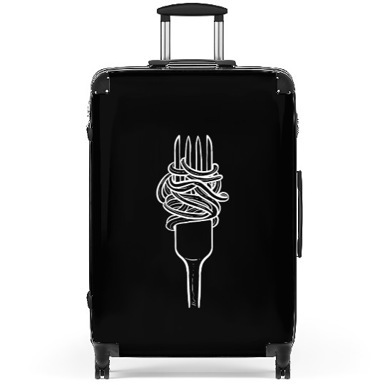 Spaghetti on Fork Food Critic Gift Suitcases