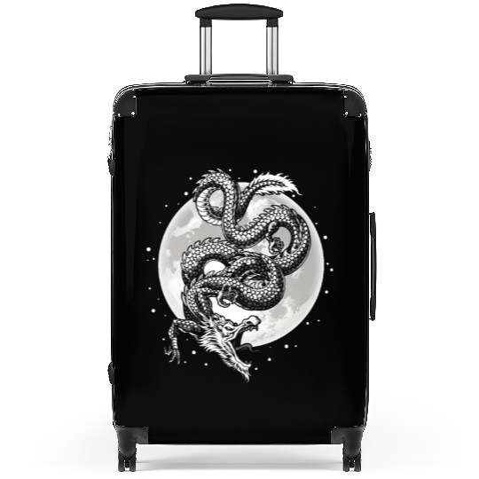 Chinese And Japanese Dragon Suitcases