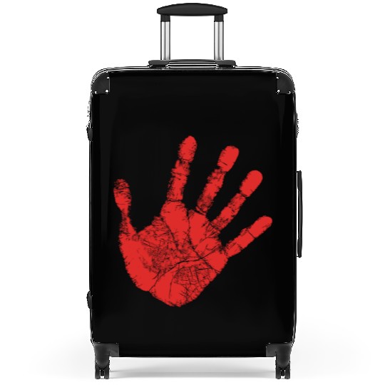 Red Hand - Supporter of MMIW Suitcases
