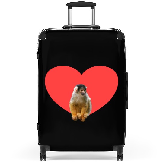 Skull monkey squirrel monkey Suitcases