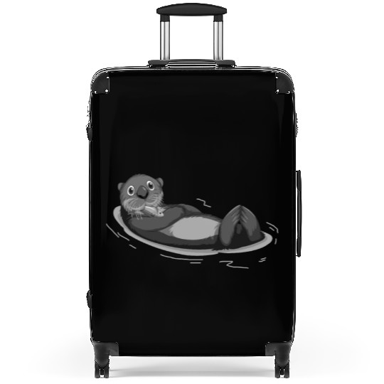 Lazy Sea Otter Funny Otters Suitcases