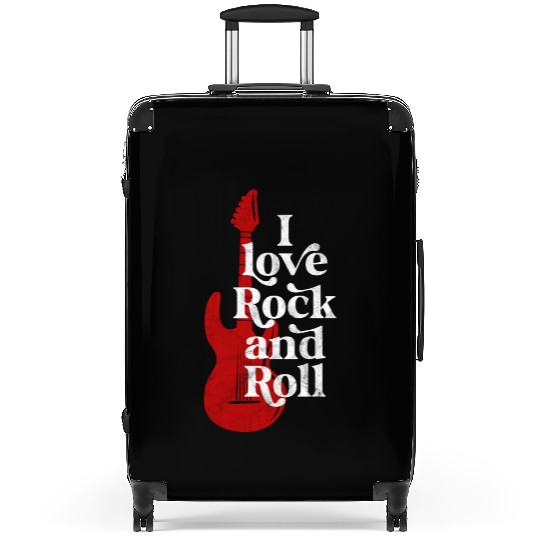 I Love Rock and Roll Suitcases