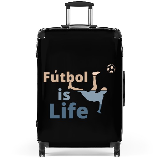 Football is life Suitcases