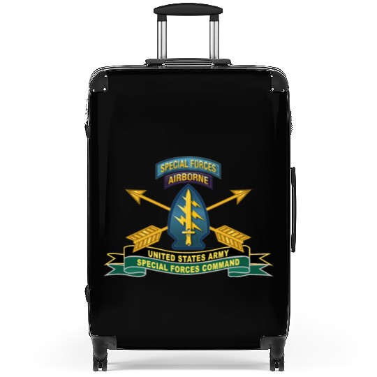 Army US Army Special Forces Command SSI Suitcases