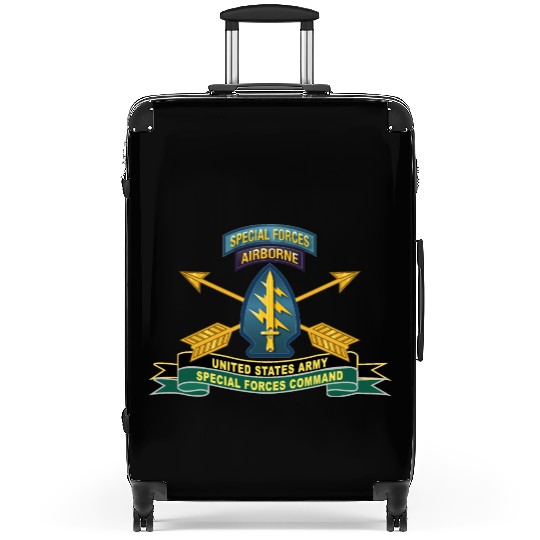 Army US Army Special Forces Command SSI Suitcases