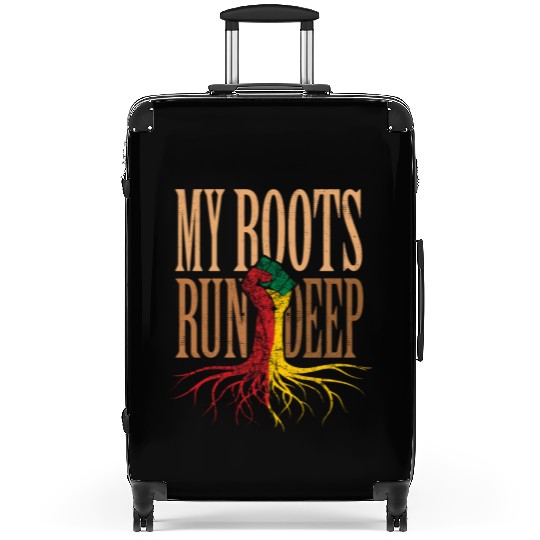 My RootsRun Deep Black History Black Pride Suitcases