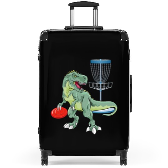 Dinsosaur Disc Golf Funny Disc Golfer Gift Suitcases
