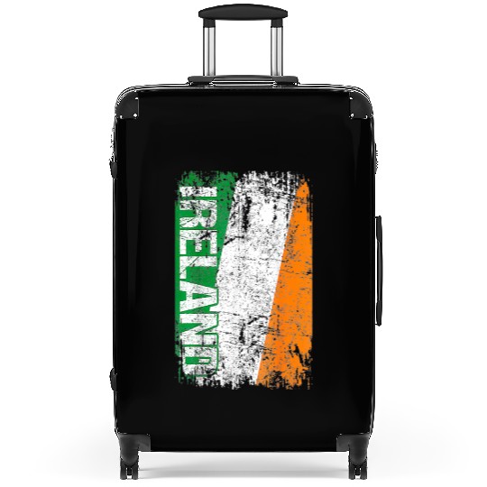 IRELAND Flag Vintage Retro Irish Suitcases