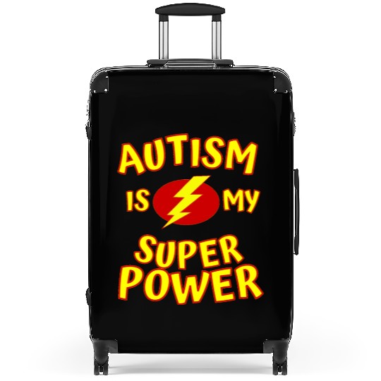 Autism Is My Superpower Suitcases
