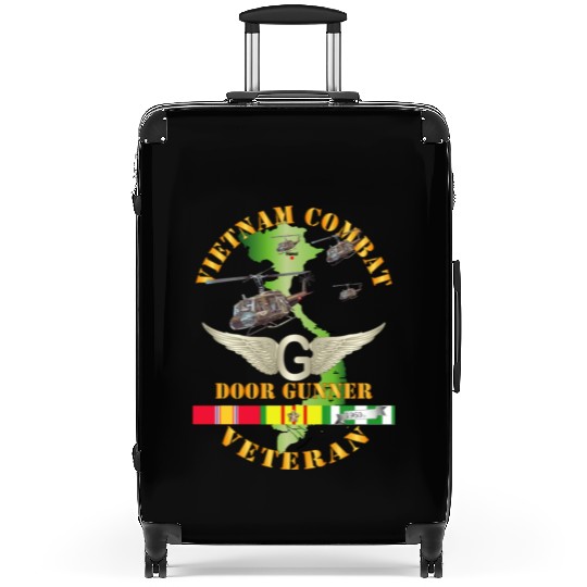 Army Vietnam Combat AVN Vet Door Gunner Air Assaul Suitcases