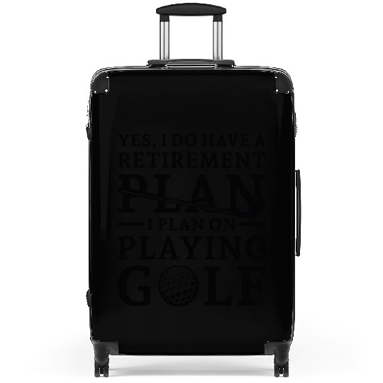 Retirement Plan Golf Suitcases