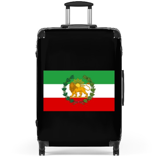 Flag of Iran Lion and Sun Suitcases