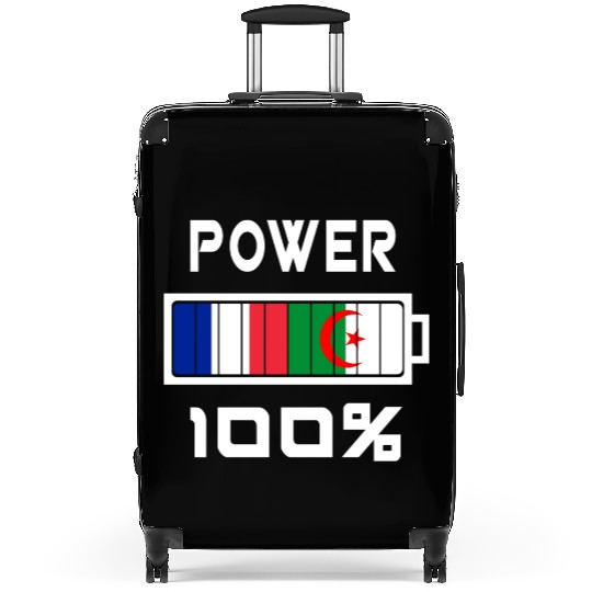 Algeria and France Power 100% Suitcases