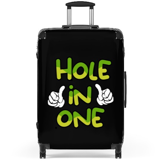 Hole In One Matching Dad and Son Suitcases