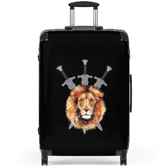 lion king Suitcases