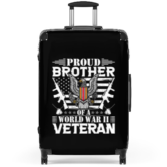 Proud Brother of a World War Il Veteran Suitcases