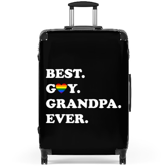Best Gay Grandpa Ever Suitcases LGBTQ Gay Pride