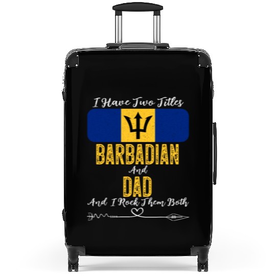 Barbadian Dad Barbados Flag Sunglasses Suitcases