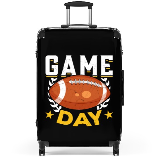 Football Game Day American Football Suitcases