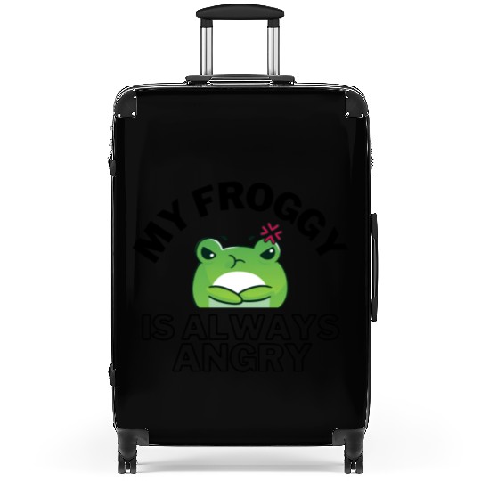Froggy Frog Is Always Angry Suitcases