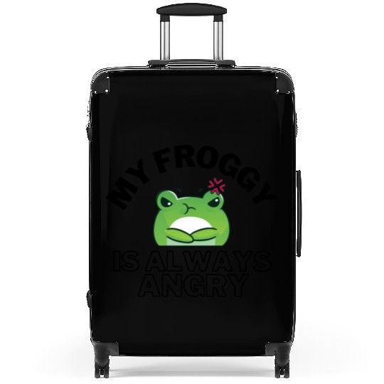 Froggy Frog Is Always Angry Suitcases