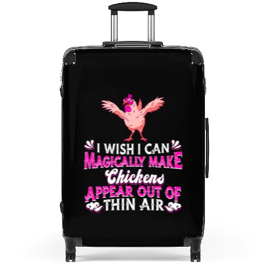 Chicken Farming Farmer Suitcases