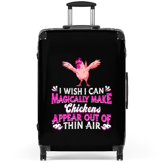 Chicken Farming Farmer Suitcases