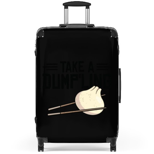 Dumpling Asian Food Chinese Food Fan Suitcases