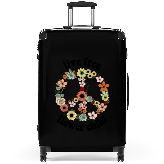 Vintage Wildflowers Sublimation Suitcases