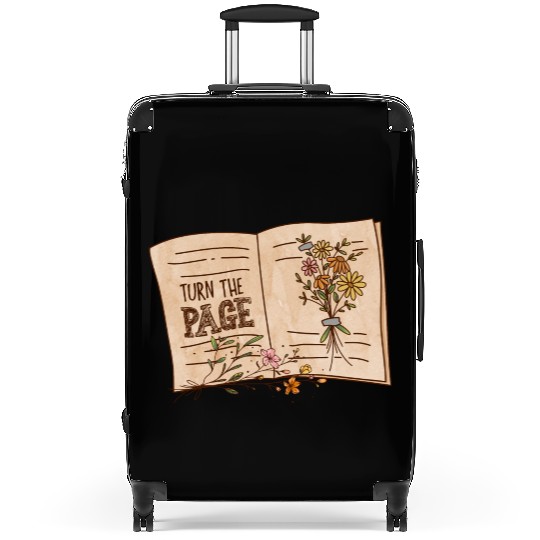 Turn the page sublimation Suitcases