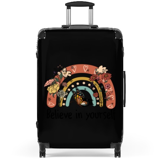Believe in yourself sublimation Suitcases