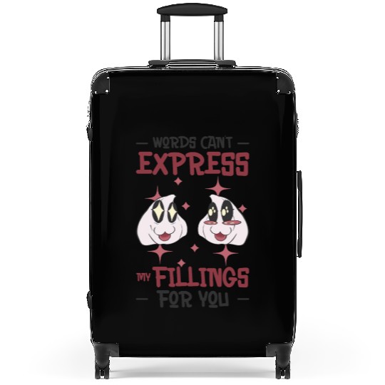 Dim Sums Filling Asian Food Chinese Food Fan Suitcases
