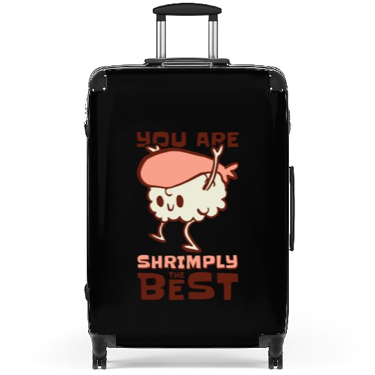 Asian Food Sushi Shrimp Food Sushi Lover Suitcases