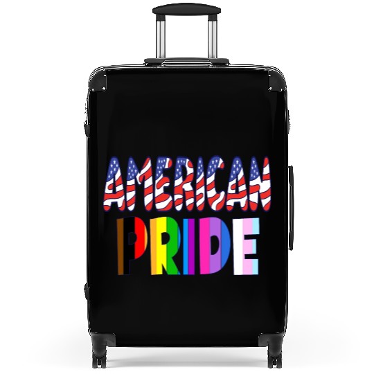 American Pride - LGBTQ+ America Pride Month July 4 Suitcases