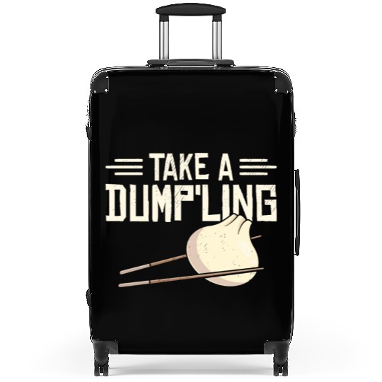 Dumpling Asian Food Chinese Food Fan Suitcases
