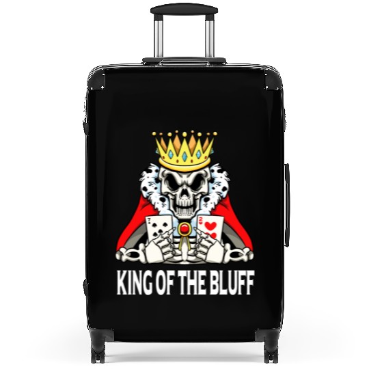 Poker Player King Of The Bluff Poker Cards Poker Suitcases
