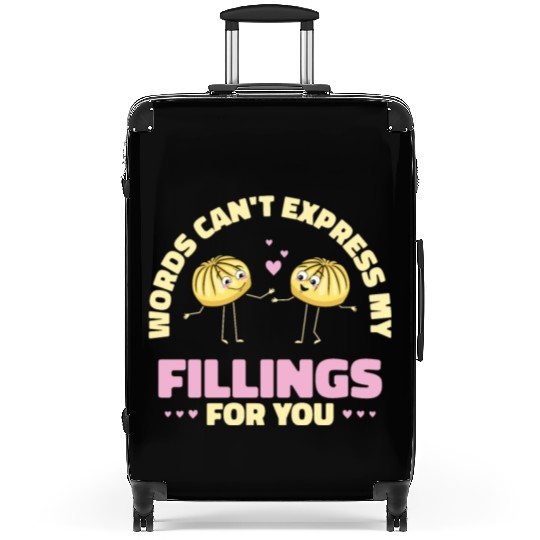 Dim Sums Filling Asian Food Chinese Food Fan Suitcases