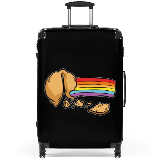 Pride Fortune Cookie LGBTQ Lesbian Gay Asian Suitcases