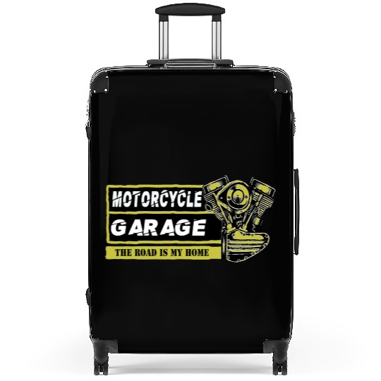 Motorcycle Garage Suitcases