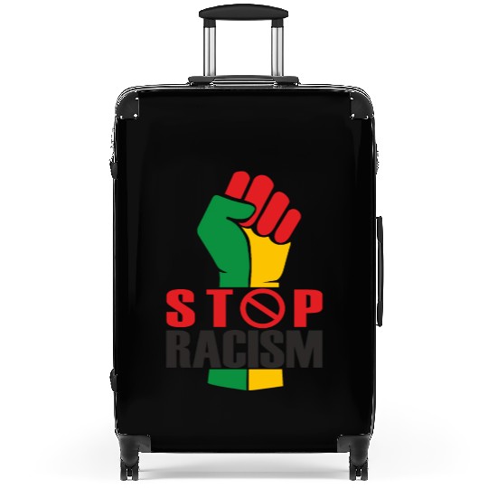 Juneteenth Day 1865, Freedom Day, Stop Racism Suitcases