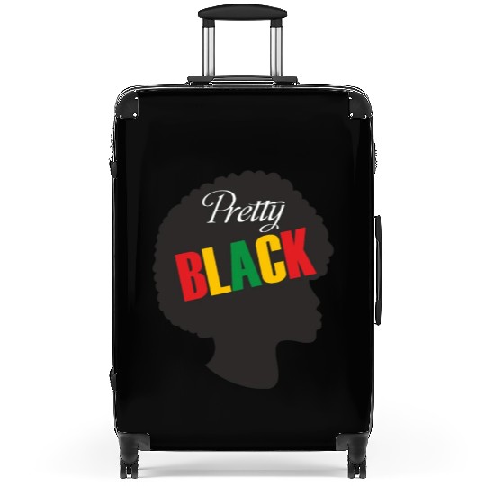 Juneteenth Day 1865, Pretty Black, Freedom Day Suitcases