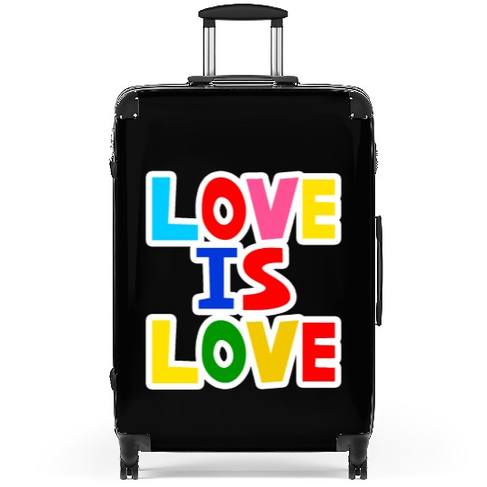 Love is Love Suitcases